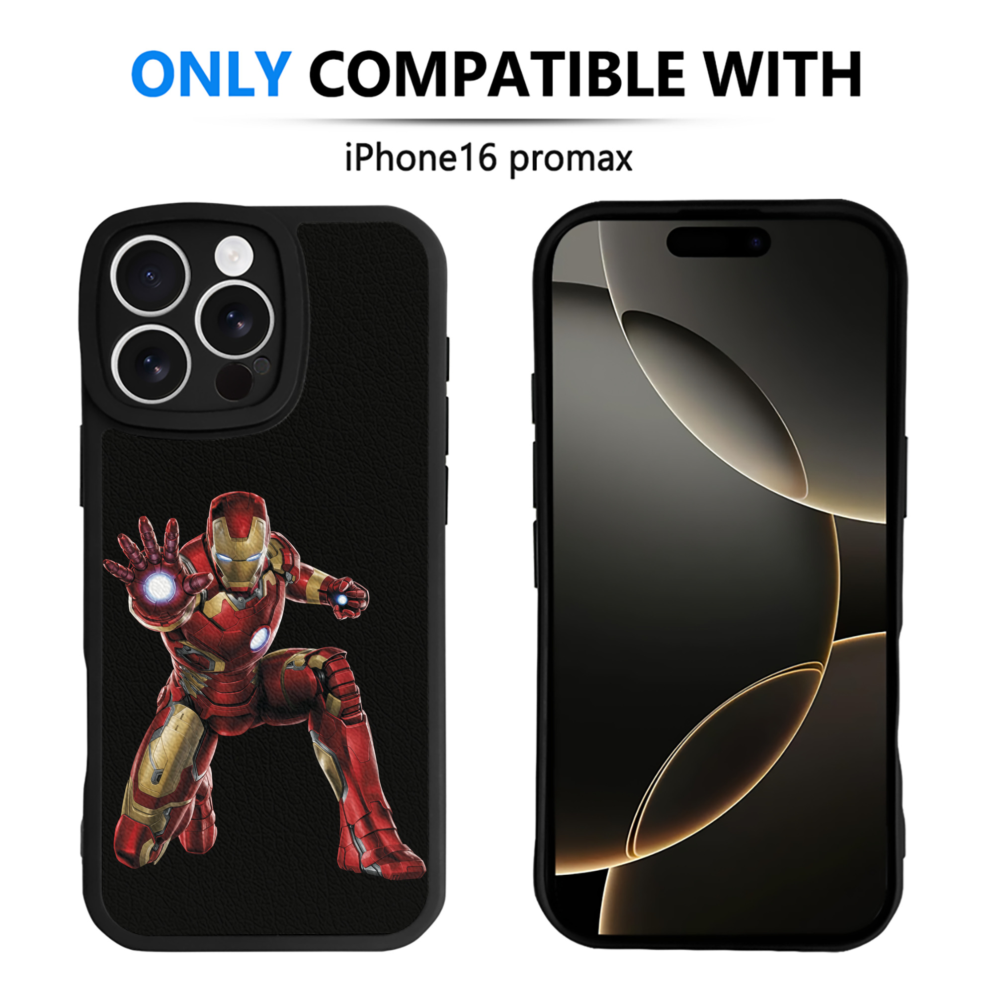 （画像用） アベンジャーズ The Avengers 【iPhone 16シリーズ対応】シリコンスマホケース（レザー調） 材質：シリコン